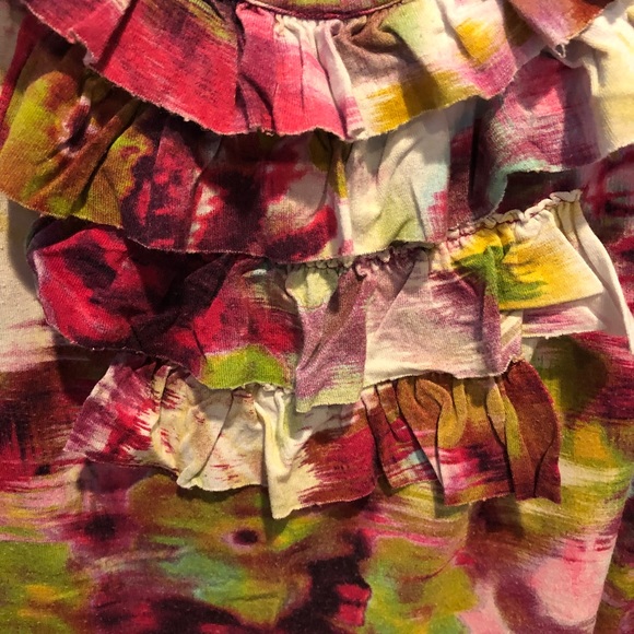 Medium red swirl Coldwater Creek top - Picture 3 of 5